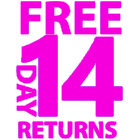 Free 14 Day Returns